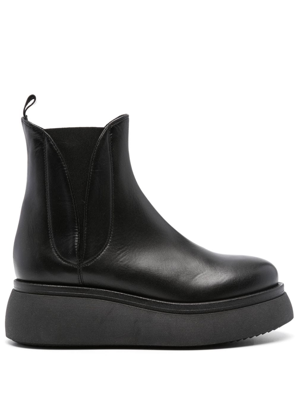 Pollini chunky-sole Leather Boots - Farfetch