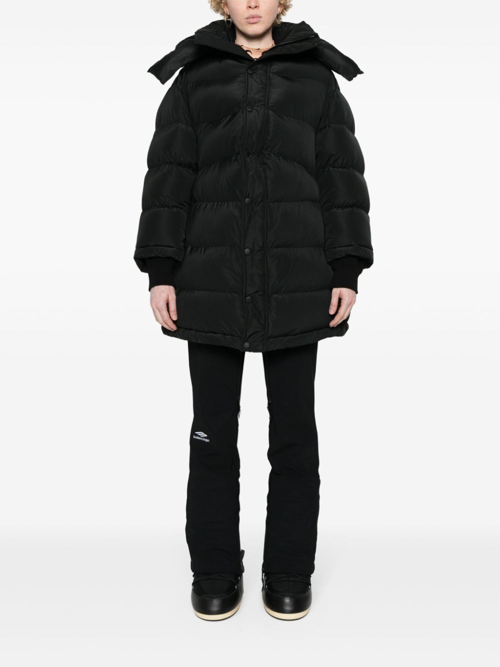 Image 2 of Balenciaga hooded padded coat