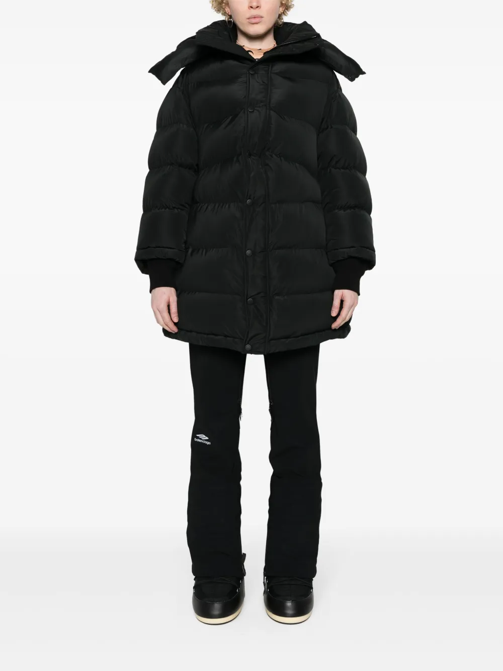 Affordable Balenciaga hooded padded coat Women