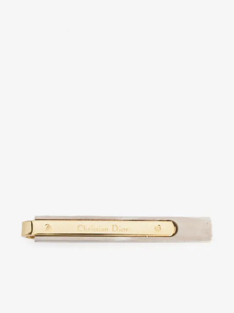 Christian Dior Pre-Owned 1980s logo-engraved tie clip