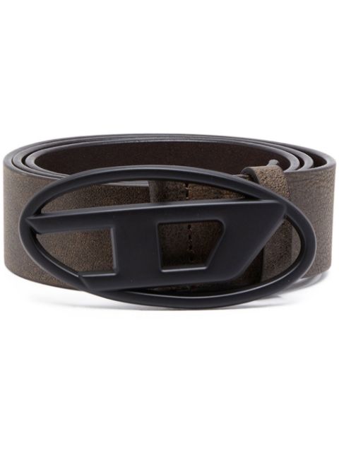 Diesel B-1DR buckle leather belt Men