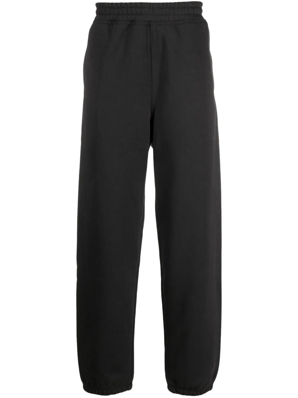 Stüssy logo-embroidered tapered track pants - Nero