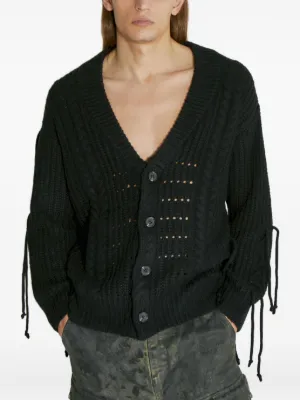 SAINT MXXXXXX x Denim Tears Floral Cardigan | ブラック | FARFETCH JP