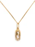 Capsule Eleven Capsule crystal-pendant necklace - Gold