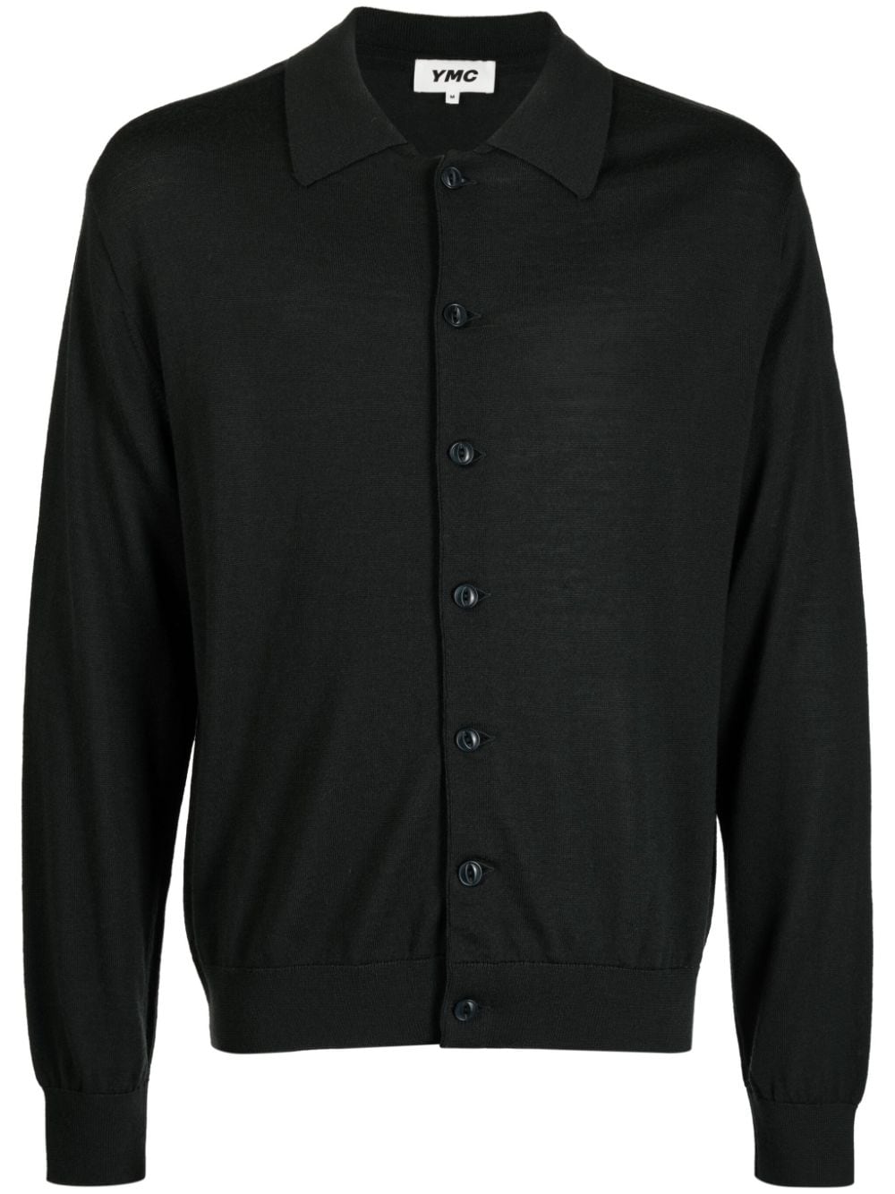 Image 1 of YMC Rat Pack merino-wool cardigan