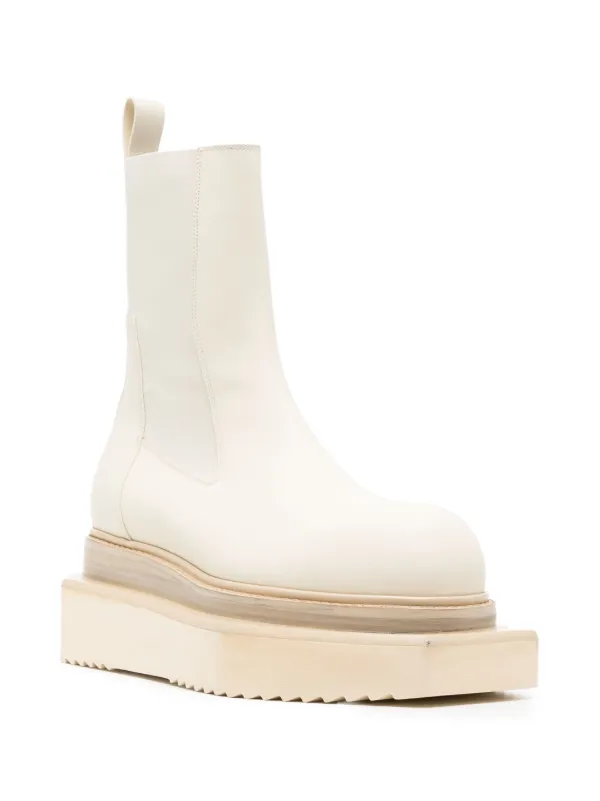 Rick owens deals white boots