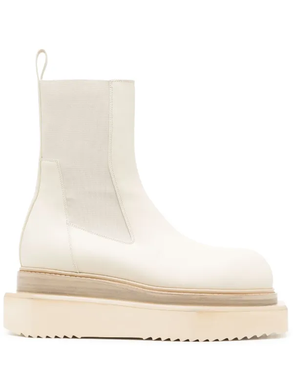 Rick Owens Turbo Cyclops Leather Ankle Boots - Farfetch