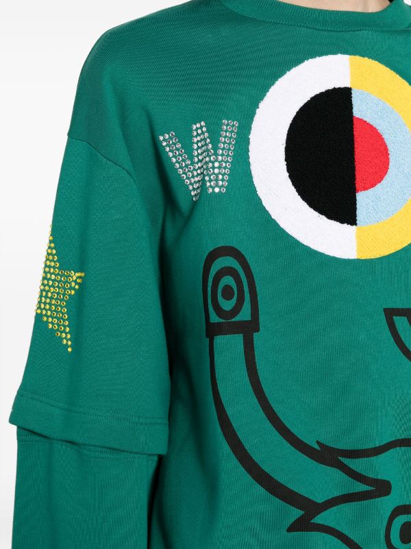 Walter Van Beirendonck Bear graphic-embroidered Shoulder Bag - Farfetch