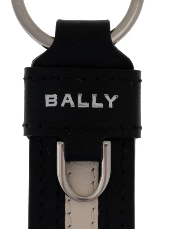 BALLY レザー キーホルダー Bally レザー キーホルダー | ブラック | FARFETCH JP