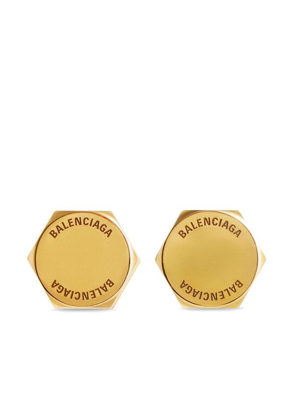 Balenciaga deals logo earrings