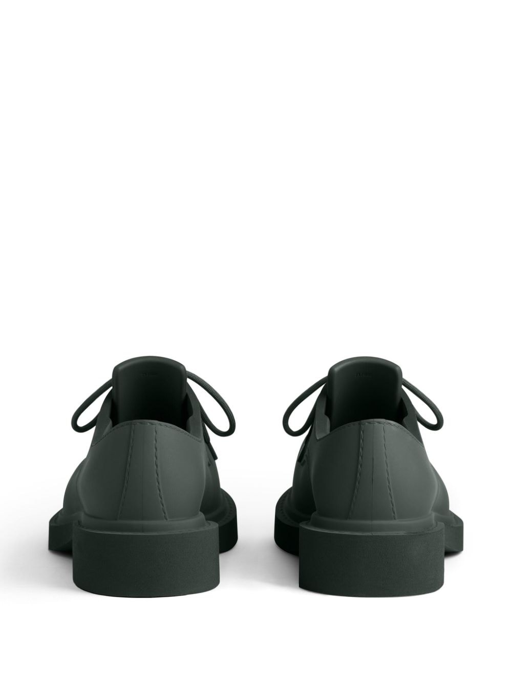 Shop Balenciaga Steroid Chunky Derby Shoes In Green