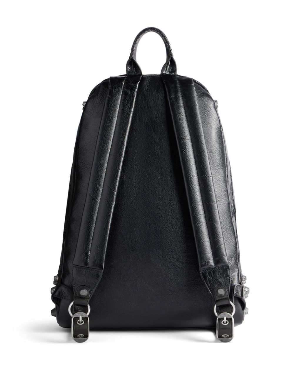 Shop Balenciaga Le Cagole Leather Backpack In Black