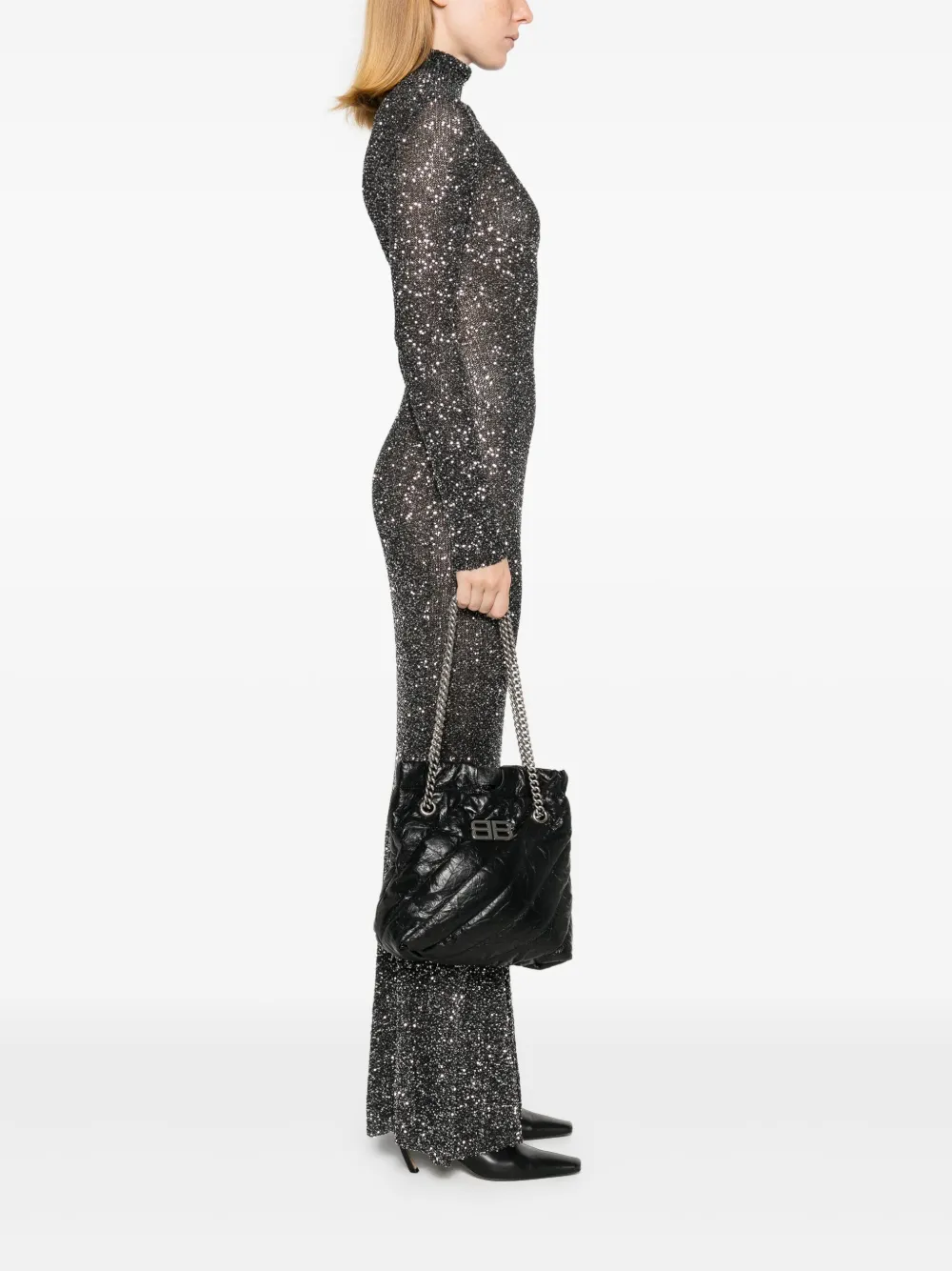 Balenciaga Crush schoudertas - Zwart