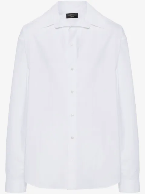 Balenciaga kick-collar shirt