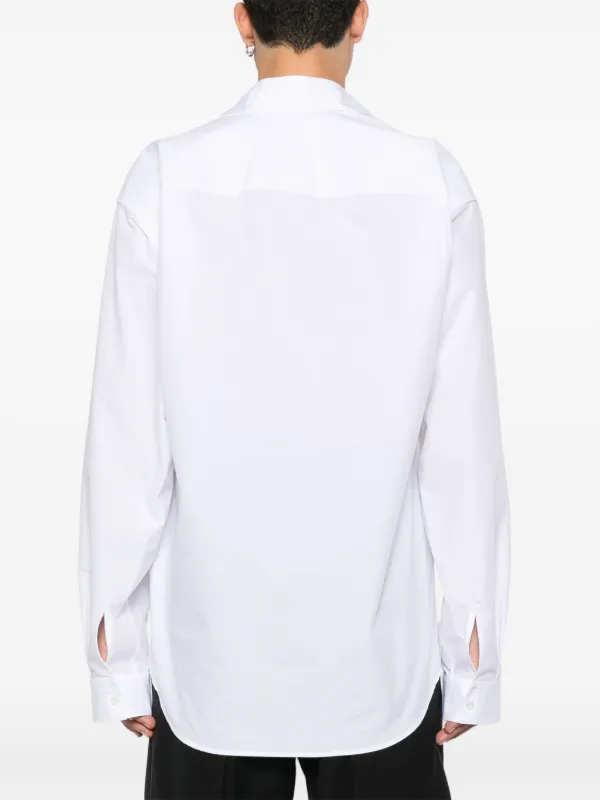 Balenciaga キックカラーシャツ | ホワイト | FARFETCH JP Balenciaga キックカラーシャツ | ホワイト | FARFETCH JP