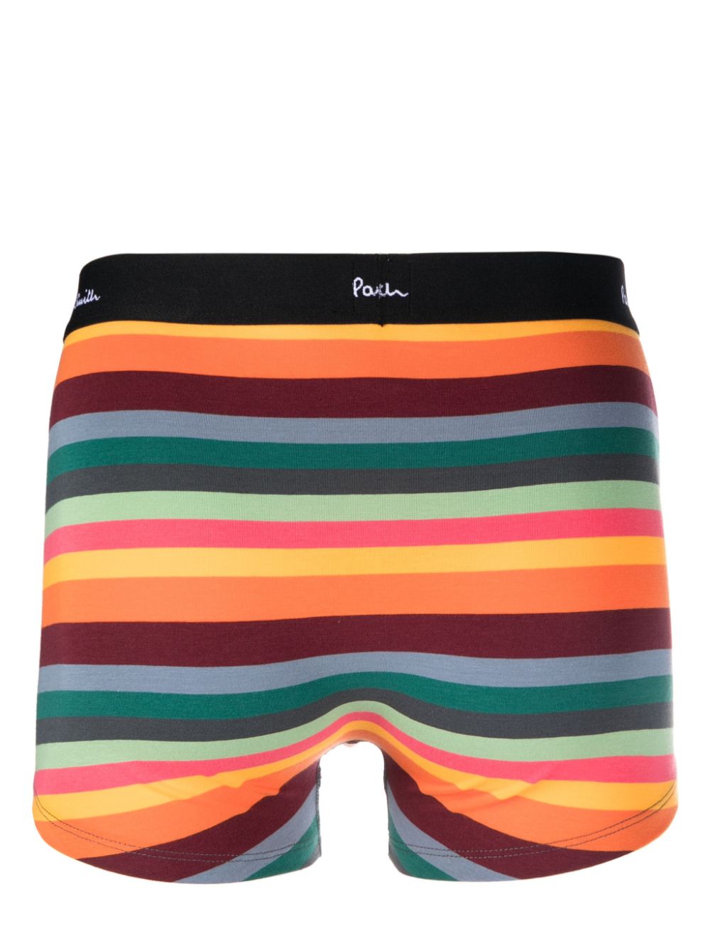 Shop Paul Smith Signature Stripe Logo-waistband Boxer Set In Black