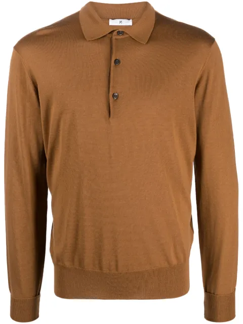 PT Torino fine-knit virgin-wool polo jumper