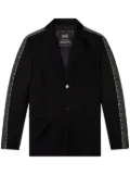 Diesel J-Wire A notched-lapels blazer - Black