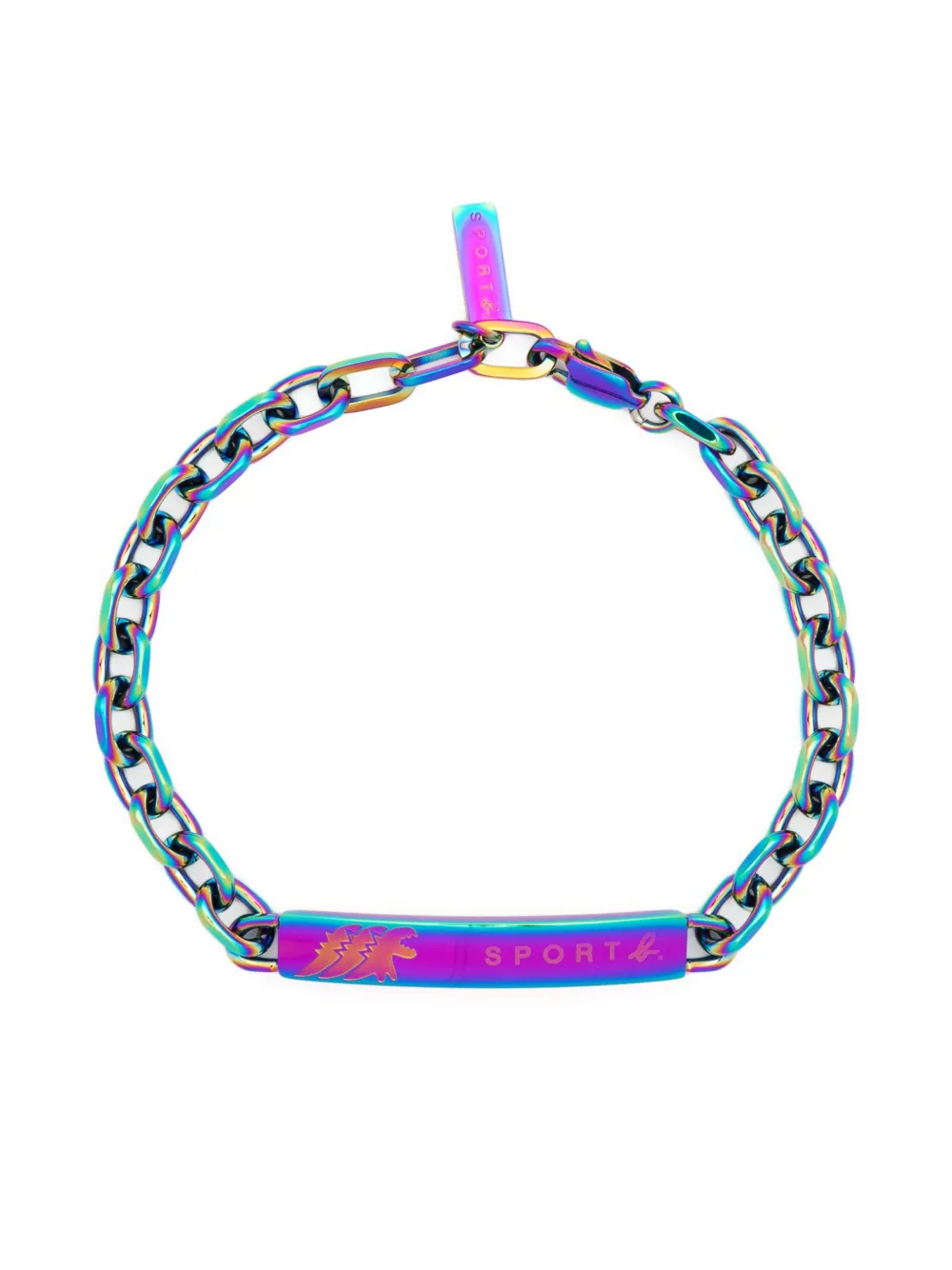 SPORT b. By Agnès b. iridescenteffect chainlink Bracelet Farfetch