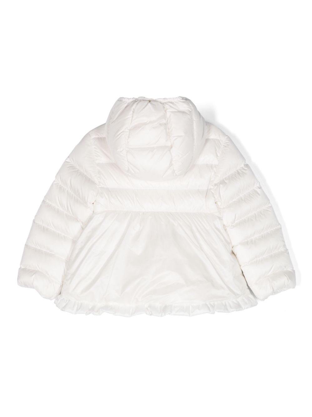 Moncler Enfant logo-patch padded jacket - Wit