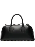 Valentino Garavani Rockstud-embellished leather tote bag - Black