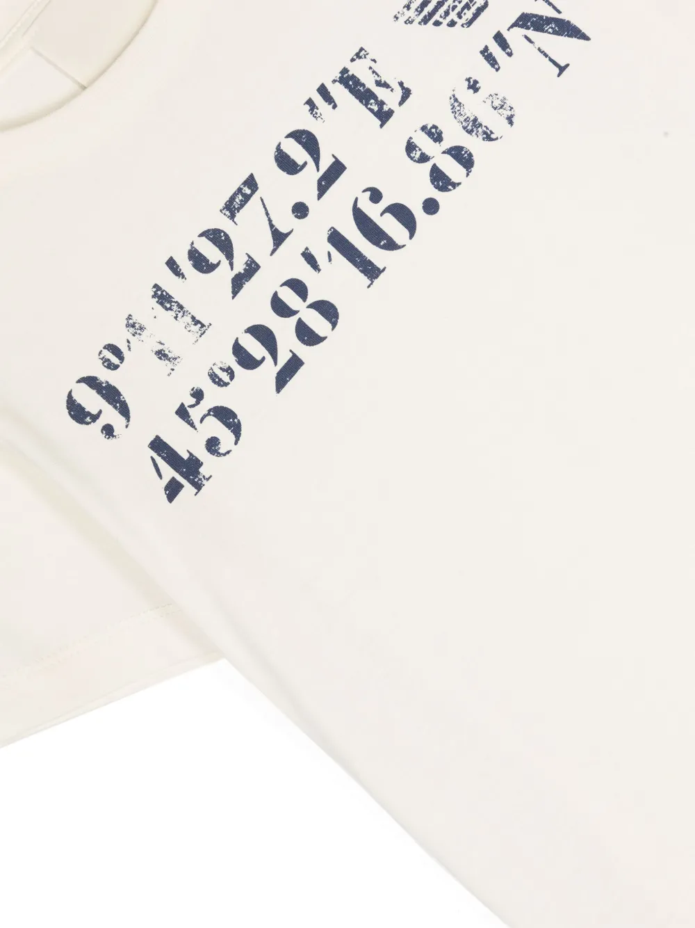 Emporio Armani Kids T-shirt met print Beige