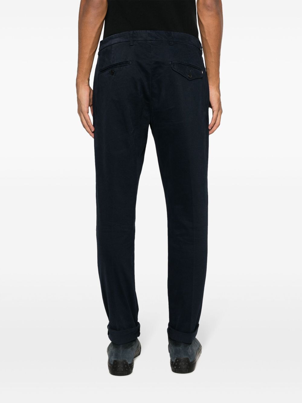 DONDUP Chino met toelopende pijpen Blauw