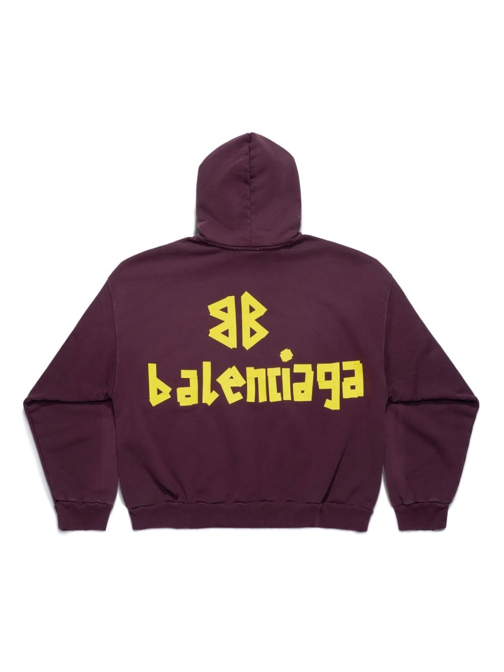 Balenciaga Tape Type katoenen hoodie Rood