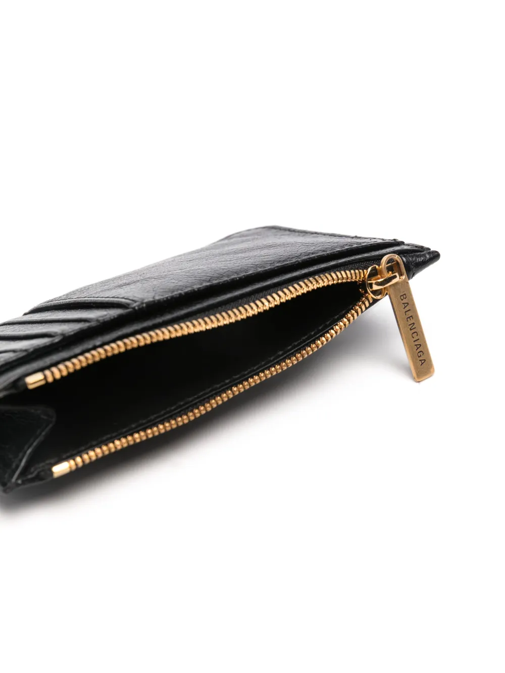Balenciaga logo-plaque Leather Cardholder - Farfetch