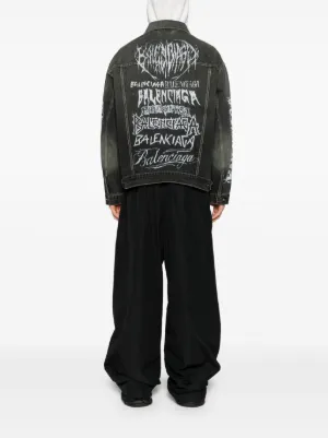 BALENCIAGA(バレンシアガ)メンズ デニムジャケット - FARFETCH BALENCIAGA(バレンシアガ)メンズ デニムジャケット - FARFETCH