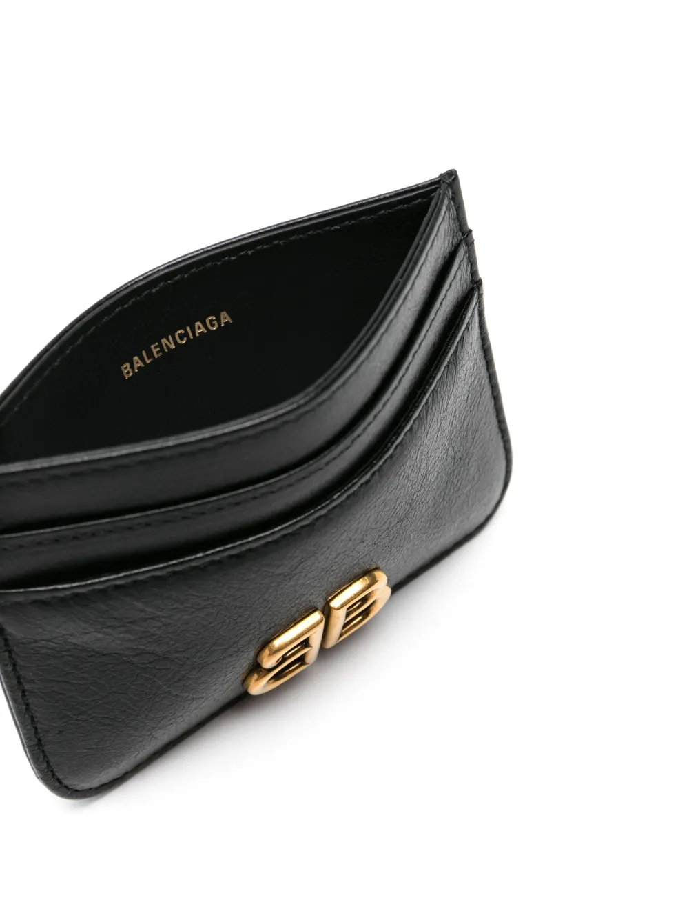 Balenciaga Leren pasjeshouder Zwart