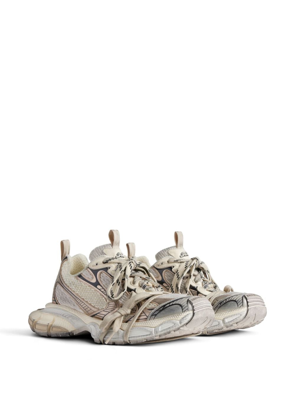 Balenciaga 3XL sneakers met mesh vlak - Beige