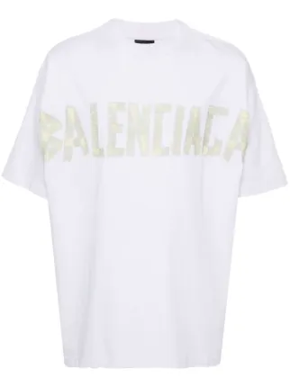 Tシャツ・カットソー BALENCIAGA TAPE TYPE COTTON T-SHIRT Medium-764235TSVK15003_F.jpg?v=1