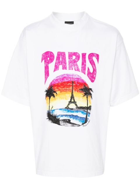 Balenciaga Paris Tropical T-shirt Women