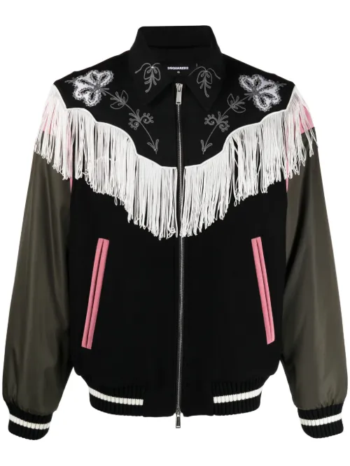 Veste bomber à bords francs - DSQUARED2 - Modalova