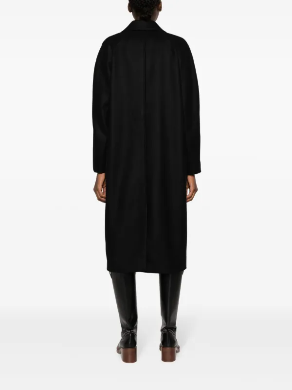 paul smith black trench coat
