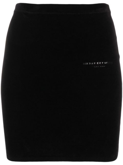 Alexander Wang logo-embroidered miniskirt Women