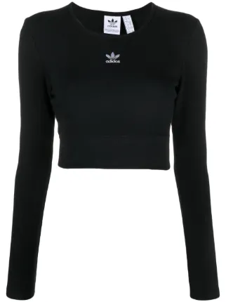 ☆adidas☆ Essential Crop Tee adidas Essentials Crop Tee - Brown | Free Shipping with