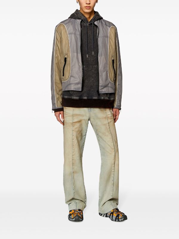 Diesel J-Blinkid-A colour-block Bomber Jacket - Farfetch