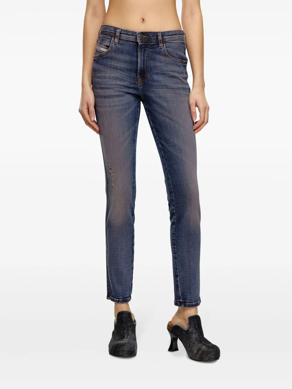Diesel Skinny jeans Blauw