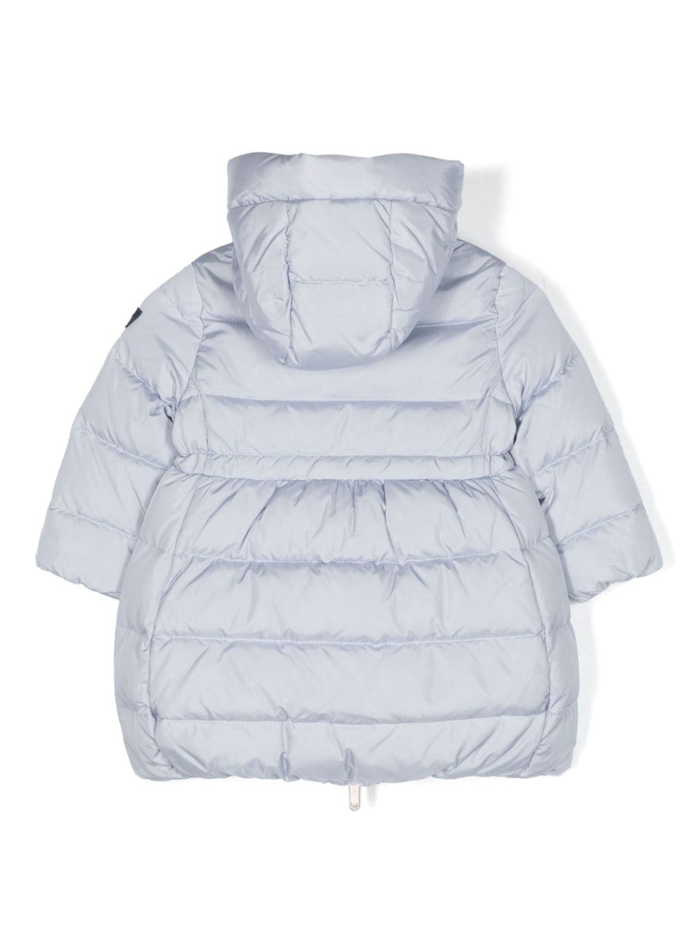 Shop Il Gufo Hooded Quilted Down Coat In Blue