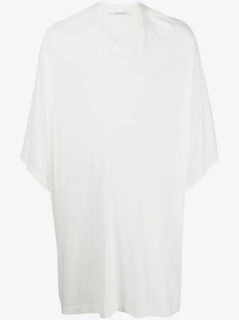 Julius drop-shoulder cotton-blend T-shirt 
