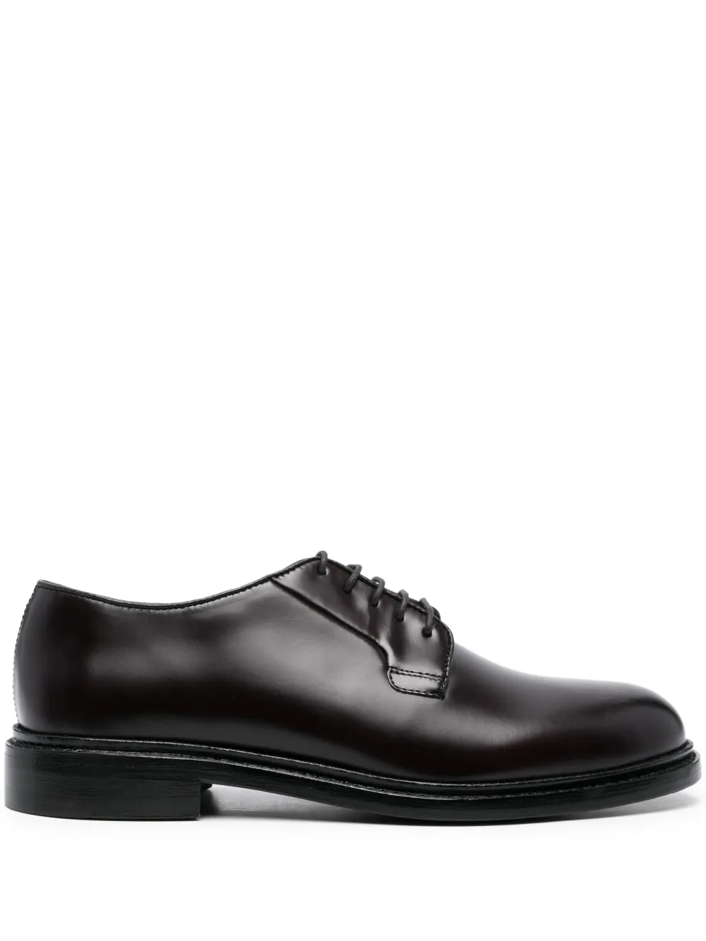 Sebago round-toe leather shoes Brown