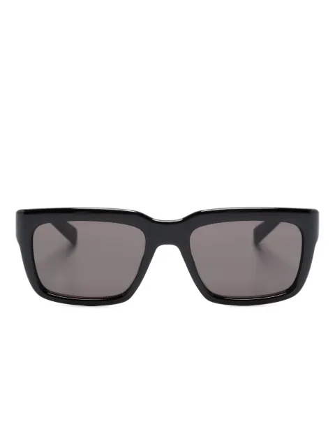 Saint Laurent Eyewear logo-print rectangle-frame sunglasses