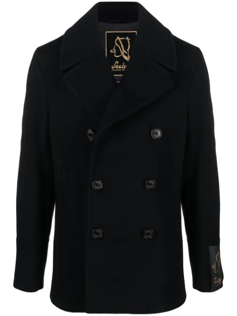 Sealup double-breast wool-blend jacket