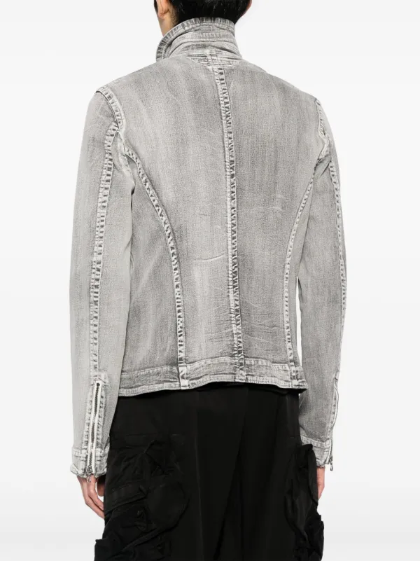 Julius Plaster Denim Jacket - Farfetch