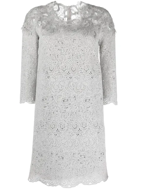 Ermanno Scervino floral-crochet lace minidress