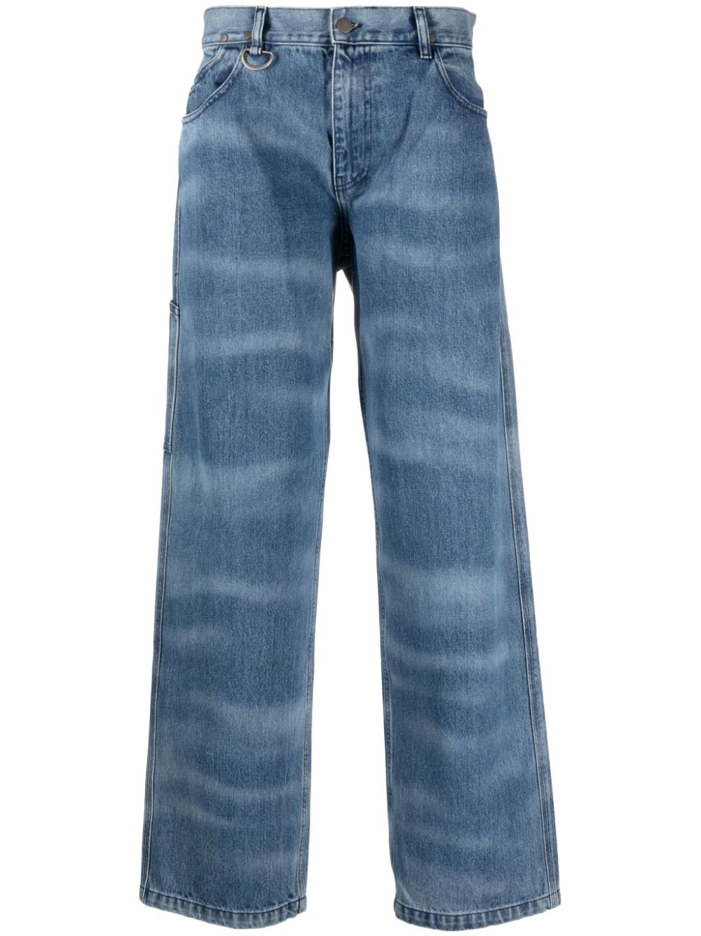 Shop Bonsai High-rise Wide-leg Jeans In Blue
