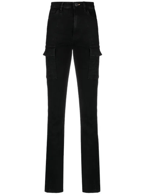 3x1 cargo-pockets straight-leg jeans 