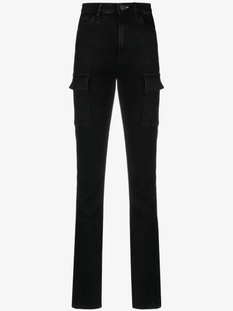 3x1 cargo-pockets straight-leg jeans 